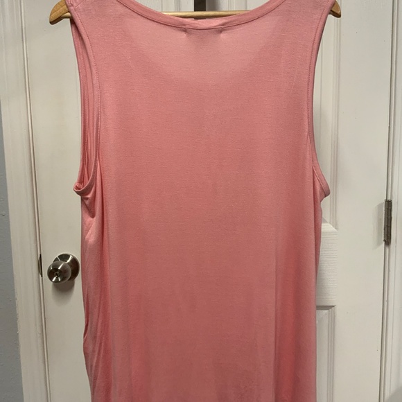 Extra Touch Pink Sleeveless Top with Stud Detail - Picture 8 of 8